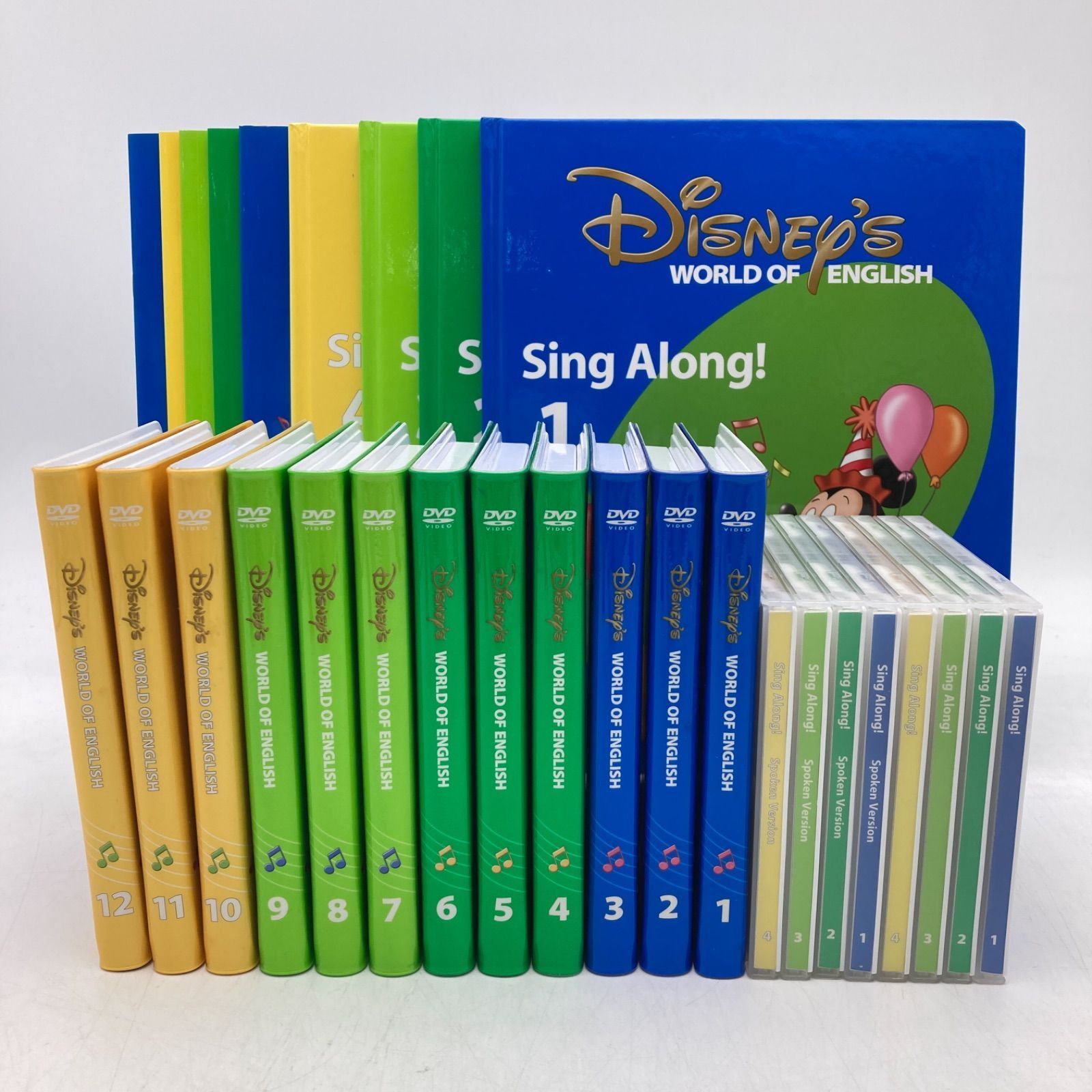 シングアロング 新子役 DVD12枚 絵本＆CD 字幕あり ディズニー