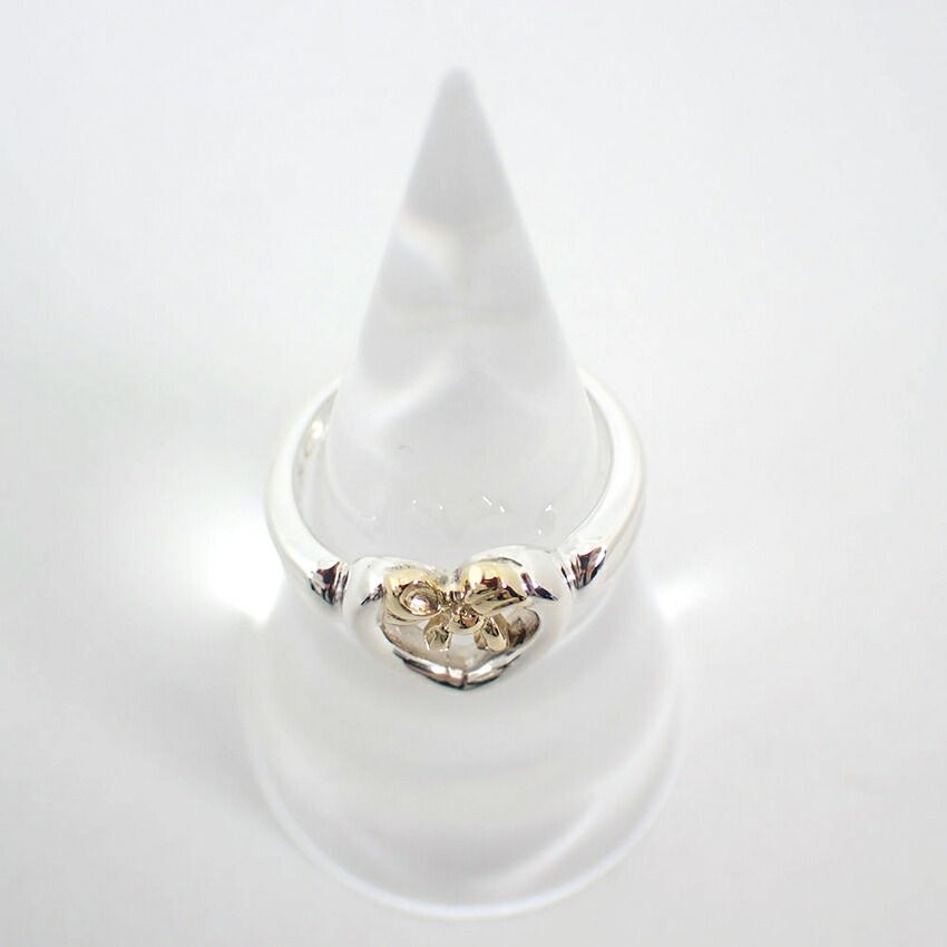 ティファニー 925/750 ハートリボン リング /7号/g509-30 - メルカリ 