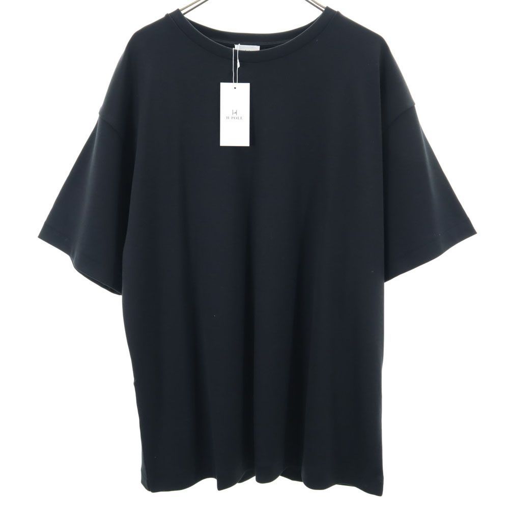 未使用 アッシュポール 日本製 半袖 Tシャツ XL 黒 H-Pole メンズ 古着 
