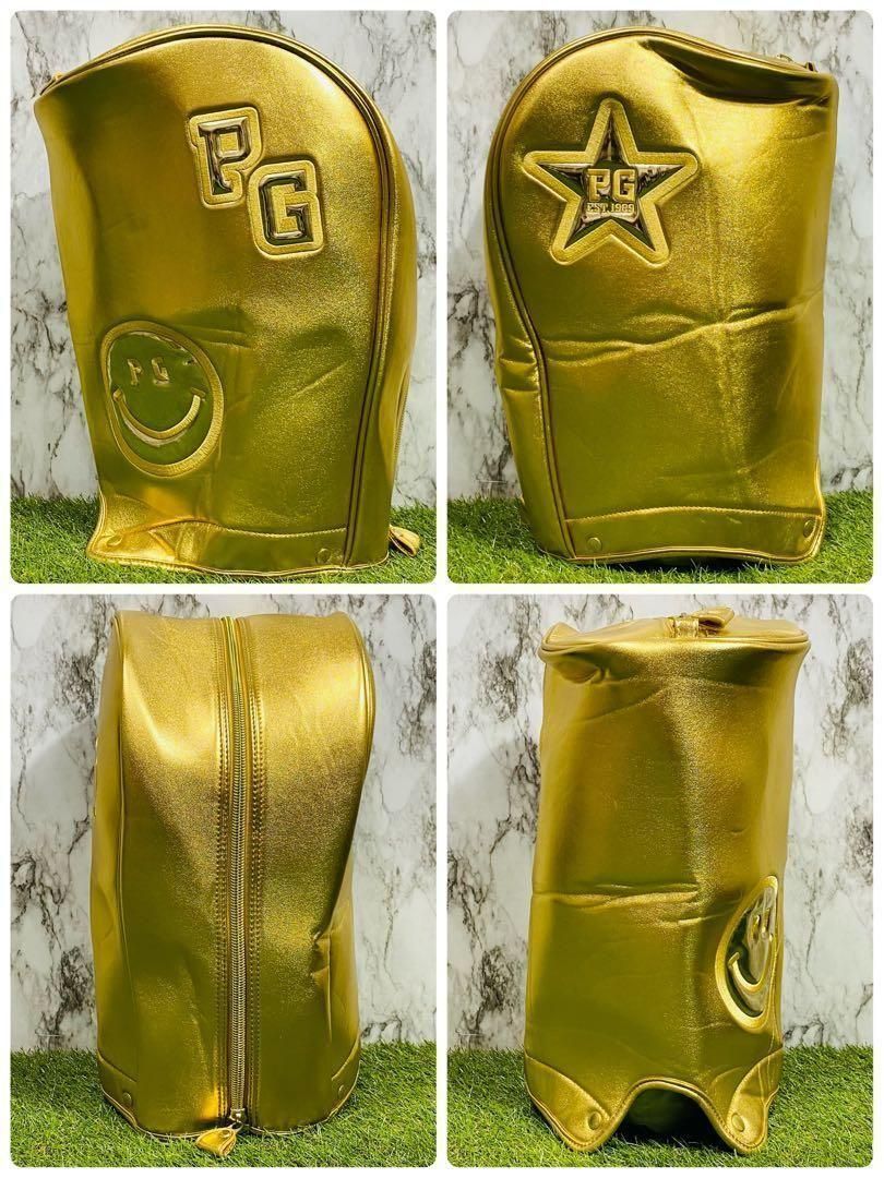 限定★パーリーゲイツ★キャディバッグ★ゴルフ★ゴルフバッグ★レア★ゴールド★金 激レア】限定モデル パーリーゲイツ カート式 キャディバッグ