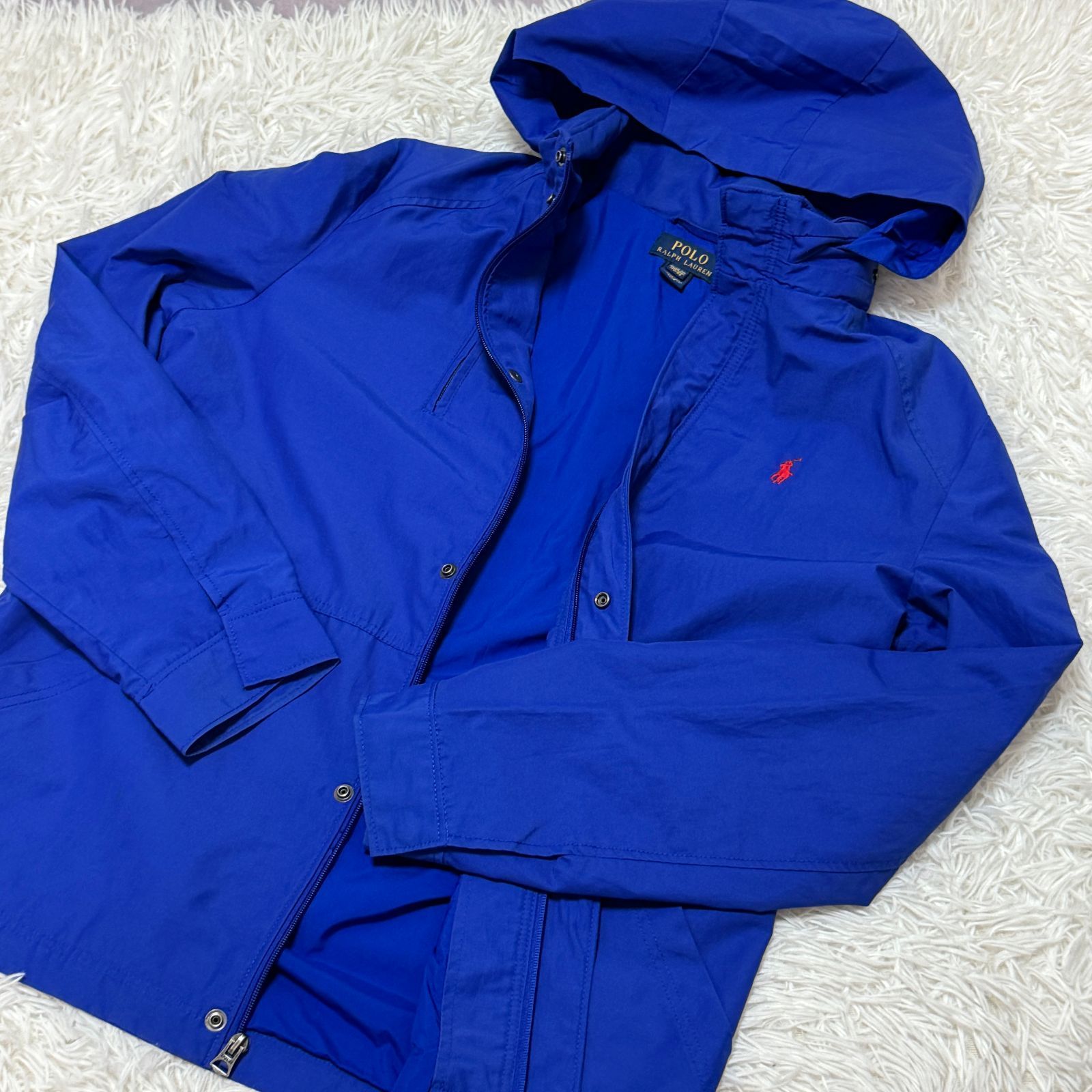 ポロ ラルフ ローレン マウンテンパーカー フーディ XL ブルー メンズ ポロ ラルフ ローレン マウンテンパーカー フーディ XL ブルー