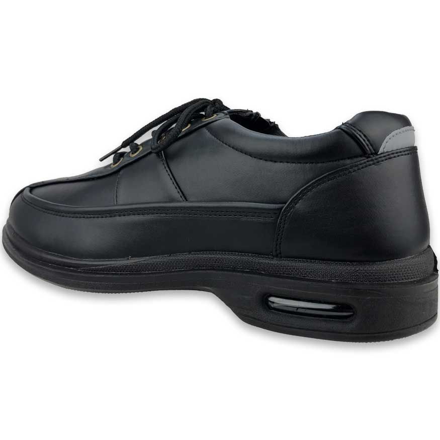 72-ブラック ウォーキングシューズ メンズ 4e 幅広 ビジネスシューズ