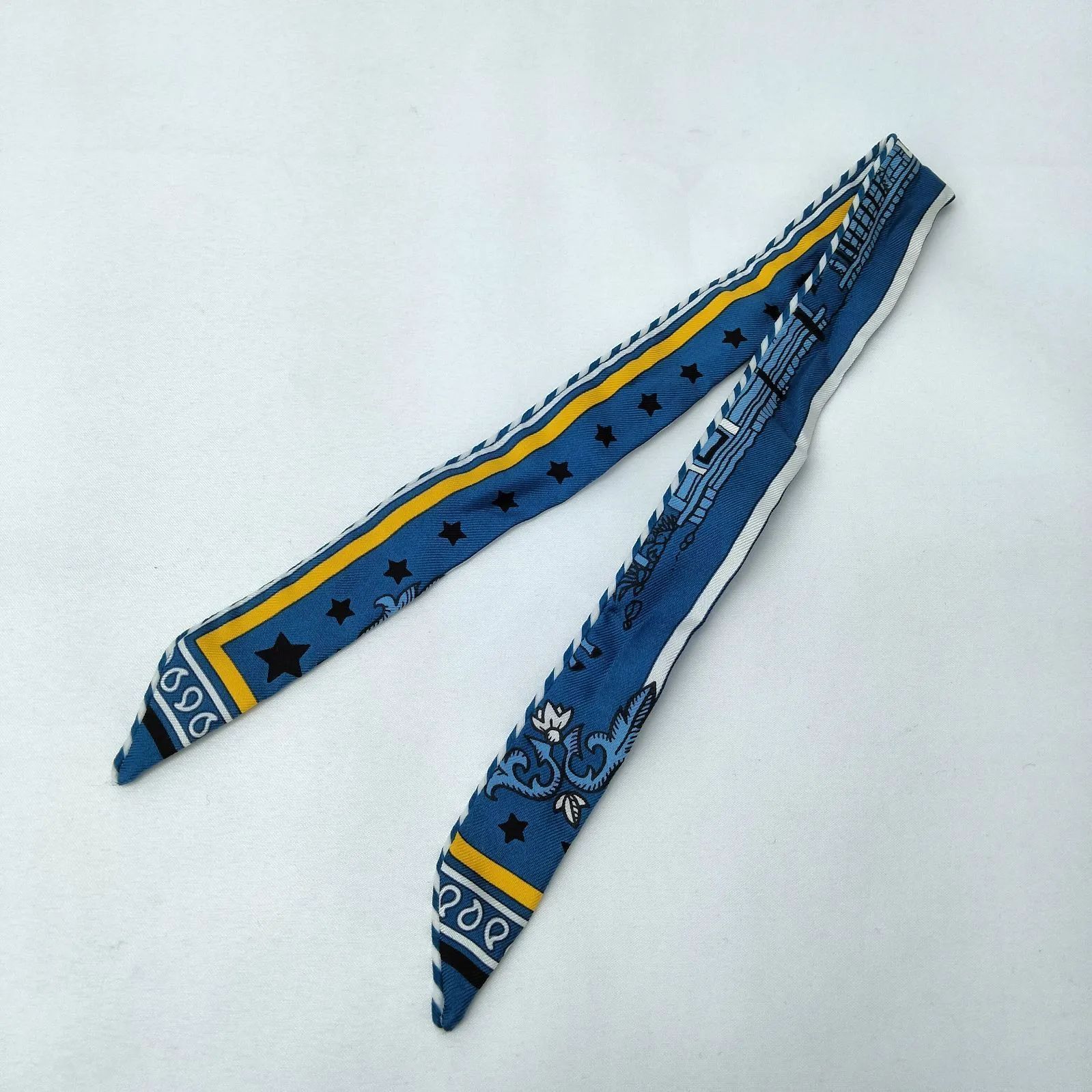 ✨️HERMES ✨️エルメスツイリードール スカーフ キャンディ 青
