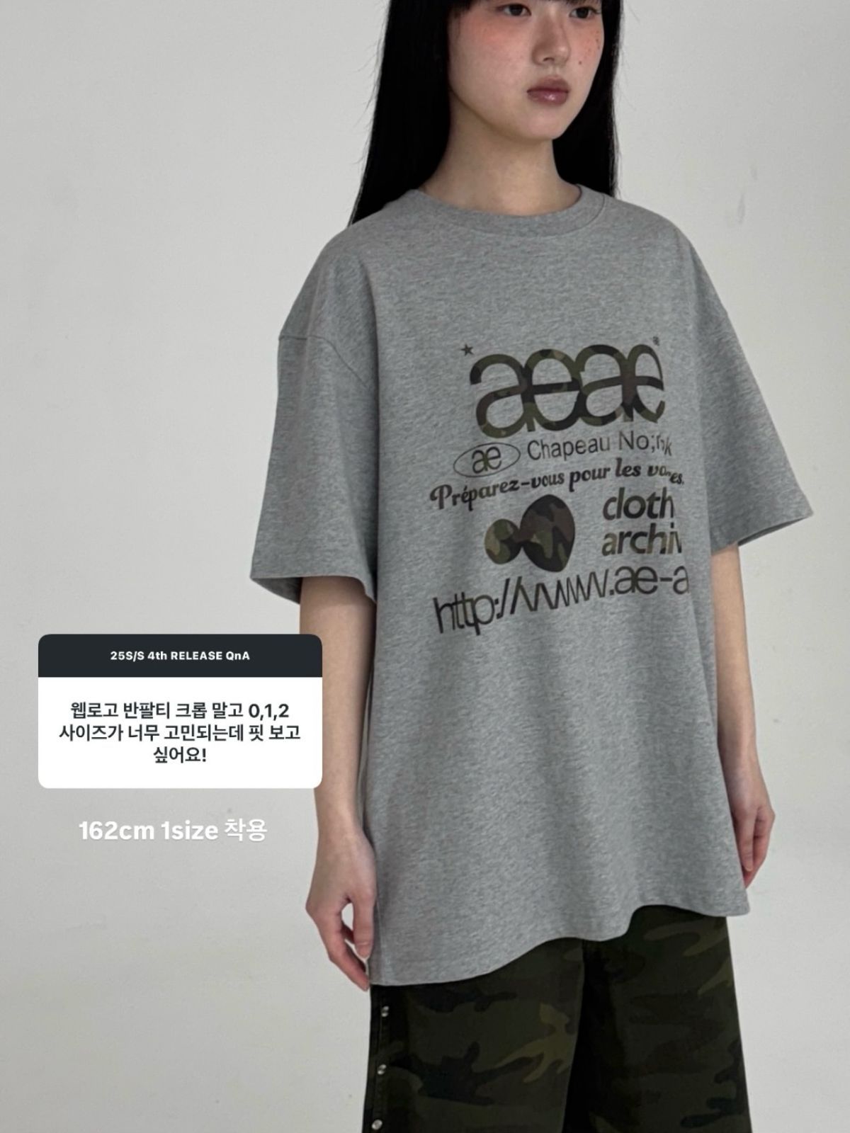 ☆韓国の人気☆【AEAE】☆LAYERED LOGO T-SHIRT.S☆Tシャツ☆ AEAE☆韓国☆人気☆男女兼用☆LAYERED GOTHIC LOGO T-SHIRTS 3色