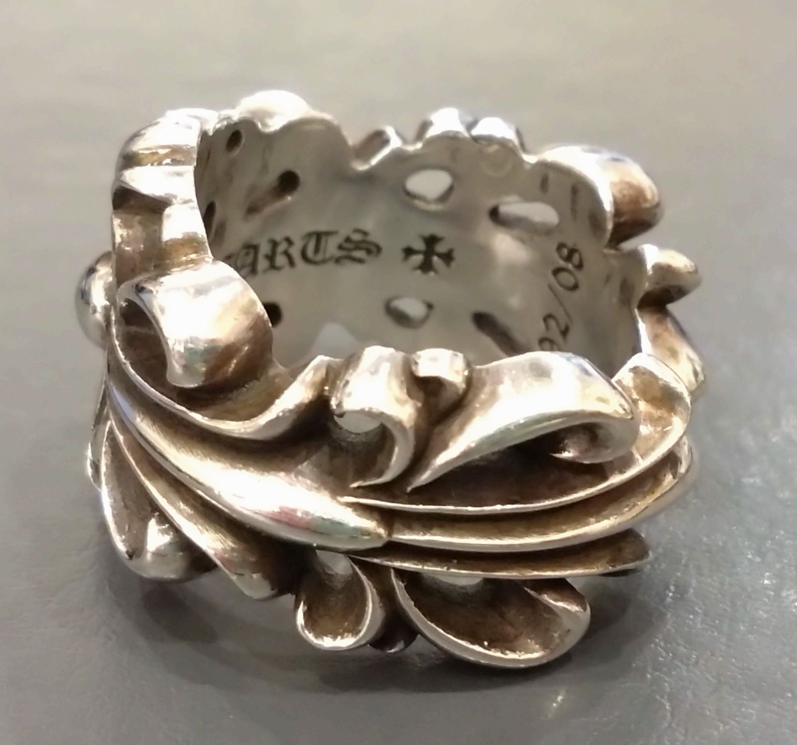 クロムハーツ Chrome Hearts フローラルクロス 925シルバー 925 シルバーリング クロムハーツ CHROME HEARTS フローラルクロス