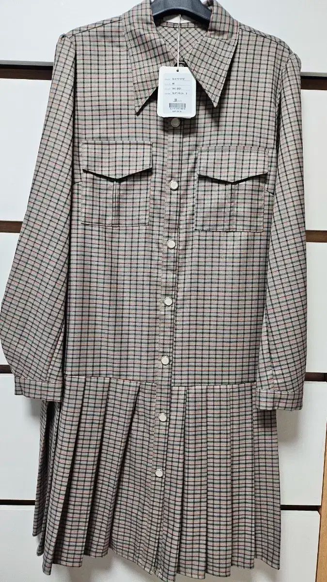 ◆JIGOTT(ジゴット)グリッターシンプルチェックワンピース ◇JIGOTT(ジゴット)グリッターシンプルチェックワンピース