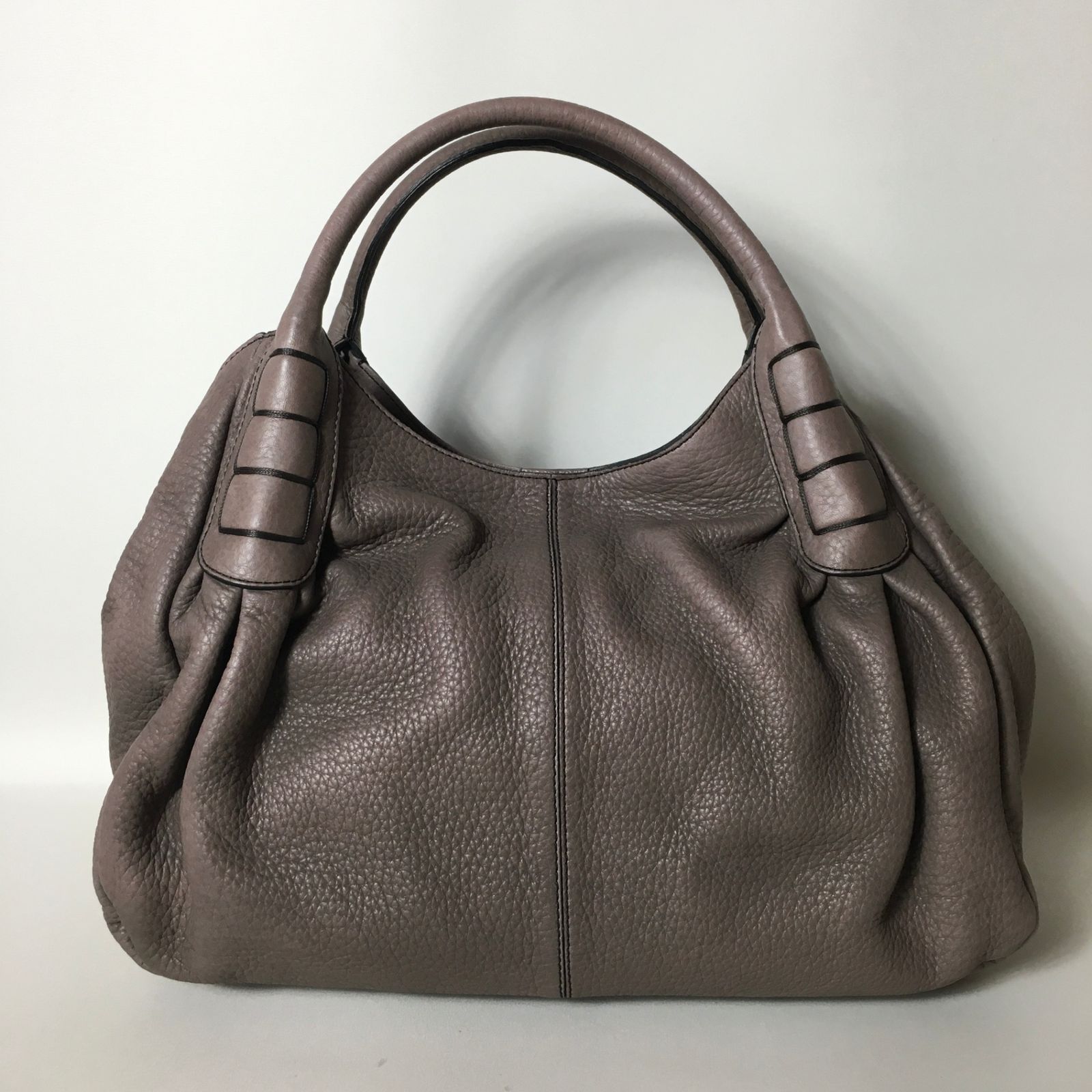 2507-237｜美品｜トッズ トートバッグ レザー グレージュ - メルカリ 