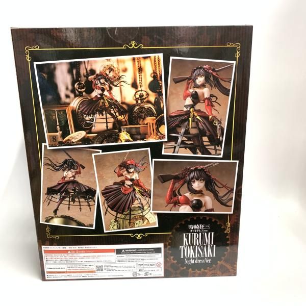 中古】未開・箱ｲﾀﾐ)1/7 CAworks 時崎狂三 ﾅｲﾄﾄﾞﾚｽver.(ﾃﾞｰﾄ・ｱ