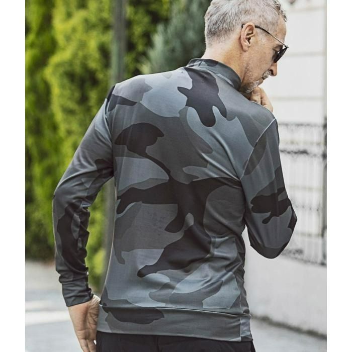 1piu1uguale3 GOLF ポロシャツメンズゴルフカモフラ迷彩