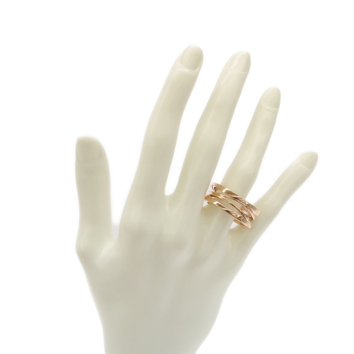 BVLGARI ブルガリ Au750 18金ローズゴールド ピンクゴールド ビー 