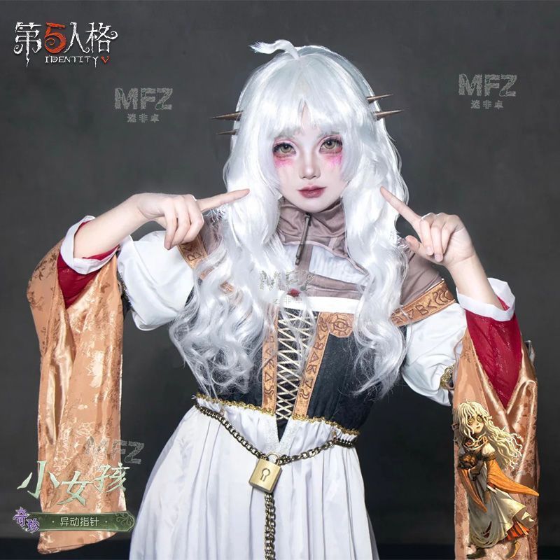 ♥ 第五人格 小女孩 異動指針 コスプレ衣装 可愛いロリータ風 フルセット 高品質素材 撮影用 イベント用 ハロウィン 仮装 推し活 プレゼント キャラクター衣装 コスチューム