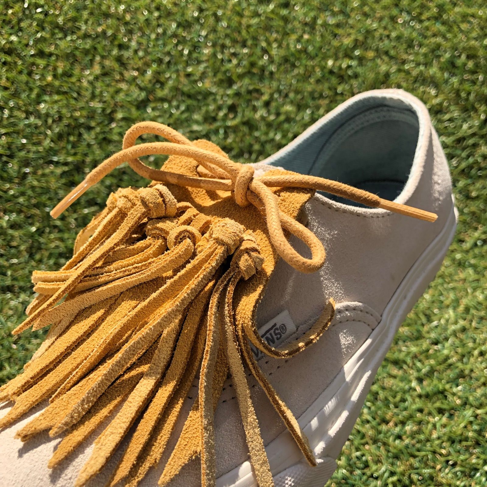 美品23 US企画！VANS ヴァンズ オーセンティック フリンジ E645