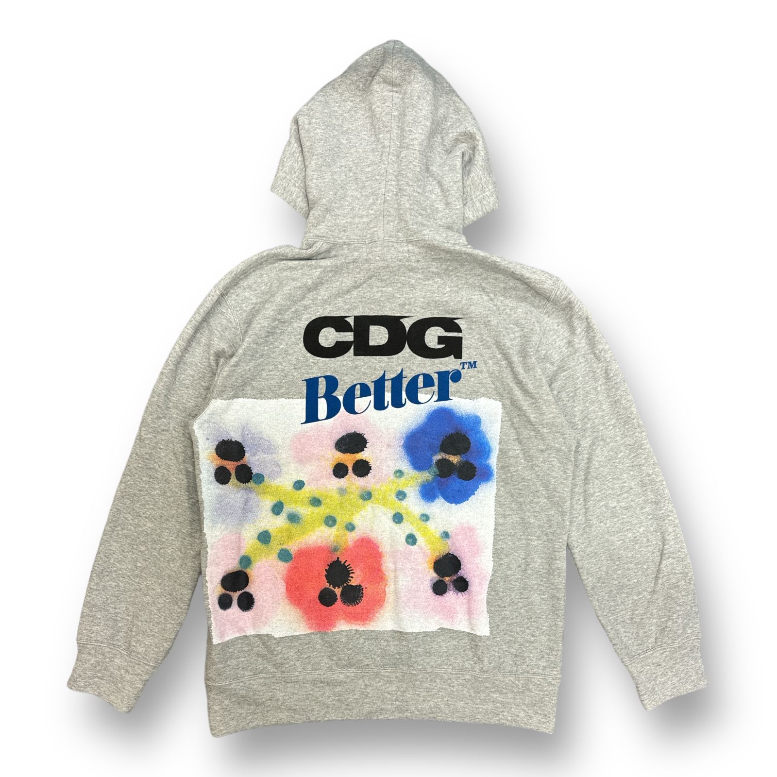 CDG COMME des GARCONS 20AW ベタープリントパーカー フーディー スウェット コムデギャルソン シーディージー グレー XL  SF-T004 66265A - メルカリ