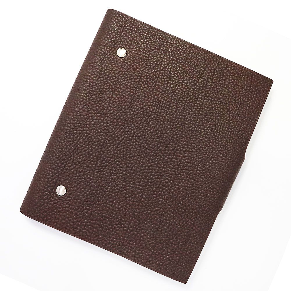 エルメス ユリス MM ノートカバー 手帳カバー トゴ レザー ショコラ