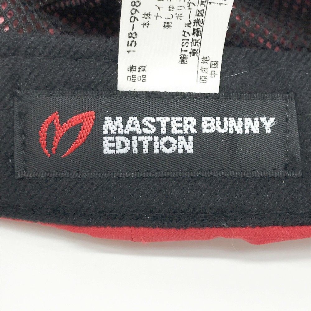 MASTER BUNNY EDITION マスターバニーエディション  2way キャップ  レッド系 FR [240101222267] ゴルフウェア ストスト