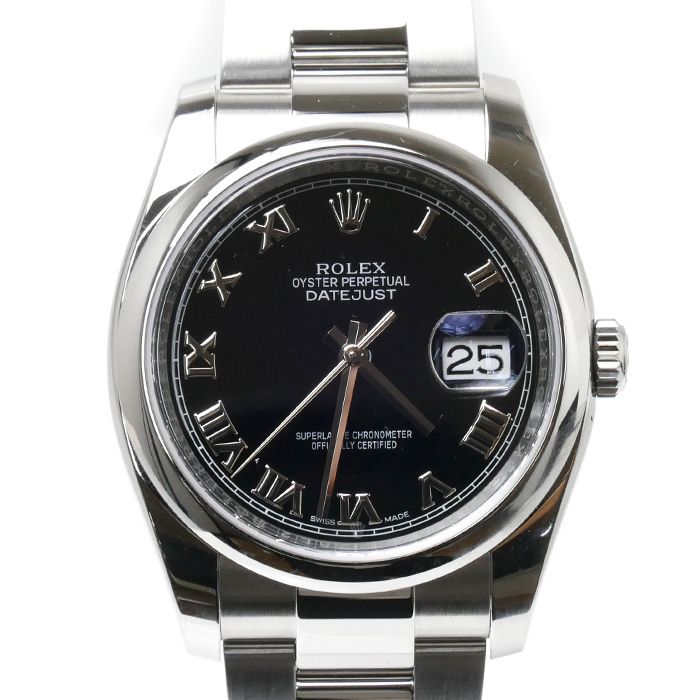 ロレックス 116200 デイトジャスト ホワイトローマン 自動巻き 腕時計