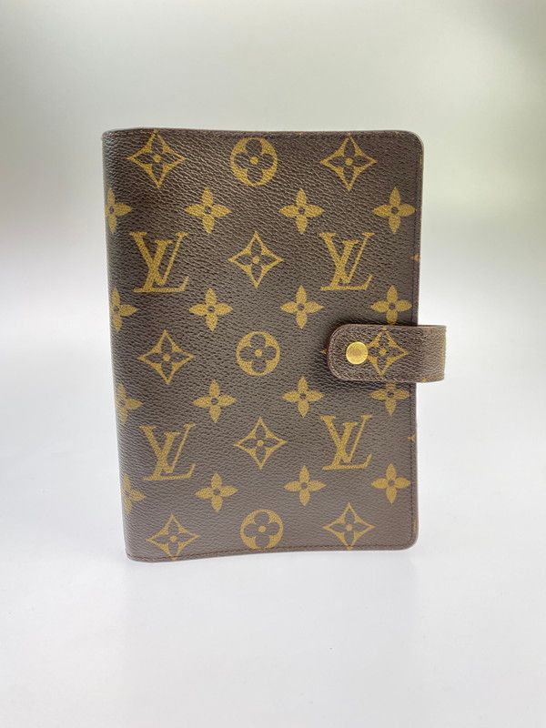 品 LOUIS VUITTON ルイ ヴィトン R20004 SP0975 モノグラム アジェンダMM 手帳カバー 179-251019-AS-21-min