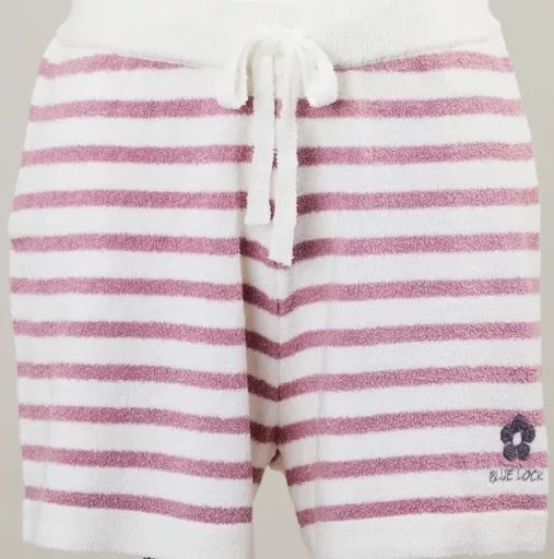 [Used] Clothing and accessories Hyoma Chigiri Loungewear Shorts Vivid Pink x White Women's Size Blue Lock meets Palude"