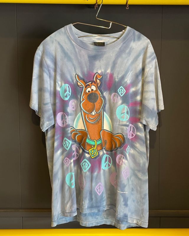1997年 スクービー・ドゥー タイダイTシャツ（Changes／Hanna-Barbera公式ライセンス・L・USA製）