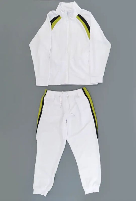 [Used] Clothing and accessories Fukurodani Academy High School tracksuit set (top and bottom) White Men's LL size Haikyu!!×Shimamura"Online store exclusive"