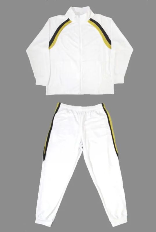 [Used] Clothing and accessories Fukurodani Academy High School tracksuit set (top and bottom) White Men's size 4L Haikyu!!×Shimamura"Online store exclusive"