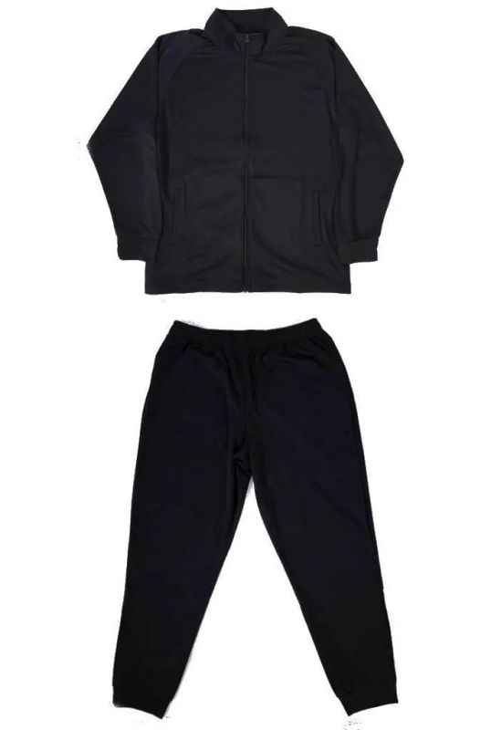 [Used] Clothing and accessories Karasuno High Tracksuit set, black, men's size 4L Haikyu!!×Shimamura"Online store exclusive"