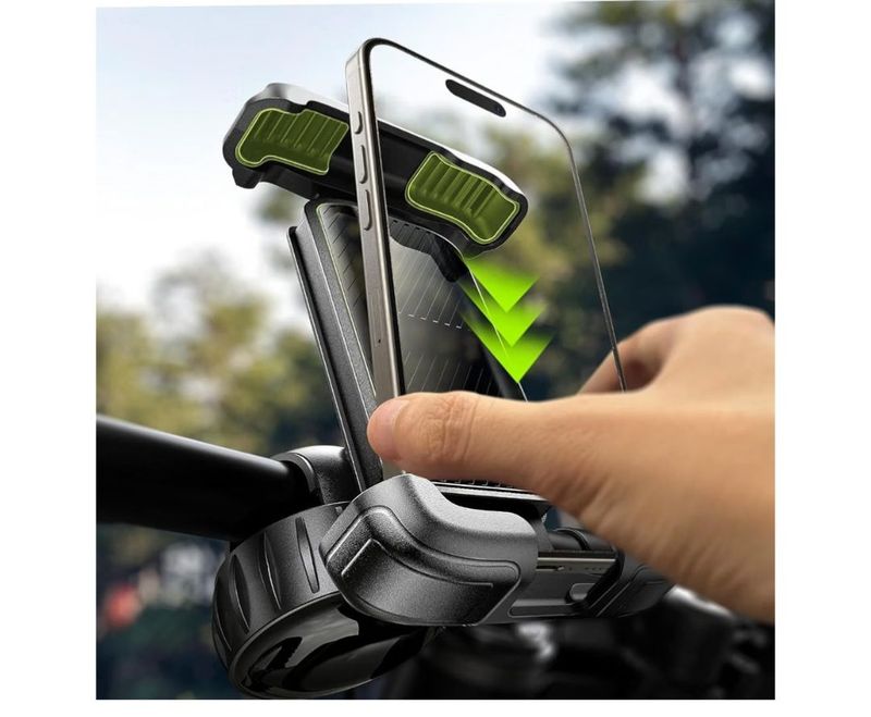 LISEN Bicycles Smartphone holder with 360° rotation, vibration absorption, and drop prevention.Road Bikes Electric Bikes Suitable for mopeds