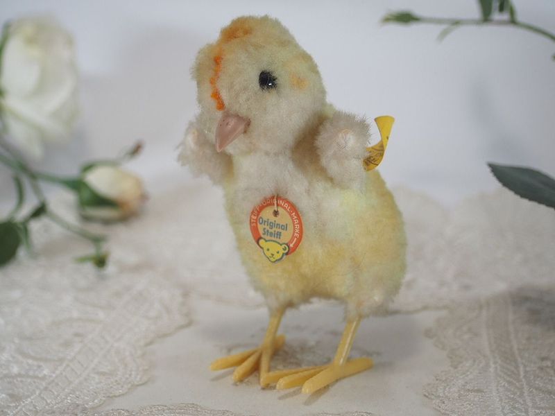 売り出し値下 シュタイフ ひな鳥 Chick ひよこ ヴィンテージ Steiff