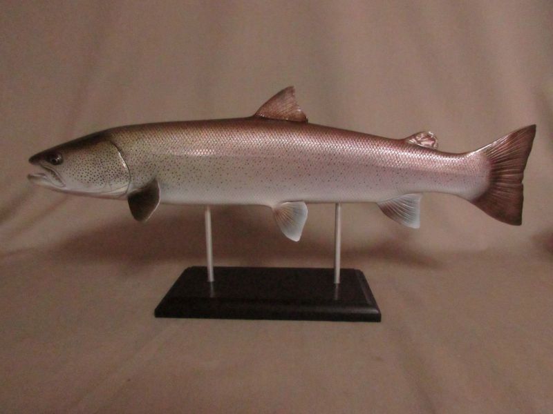ハンドメイド 自作 ４６ｃｍイトウ 怪魚 釣り フィギュア 魚模型