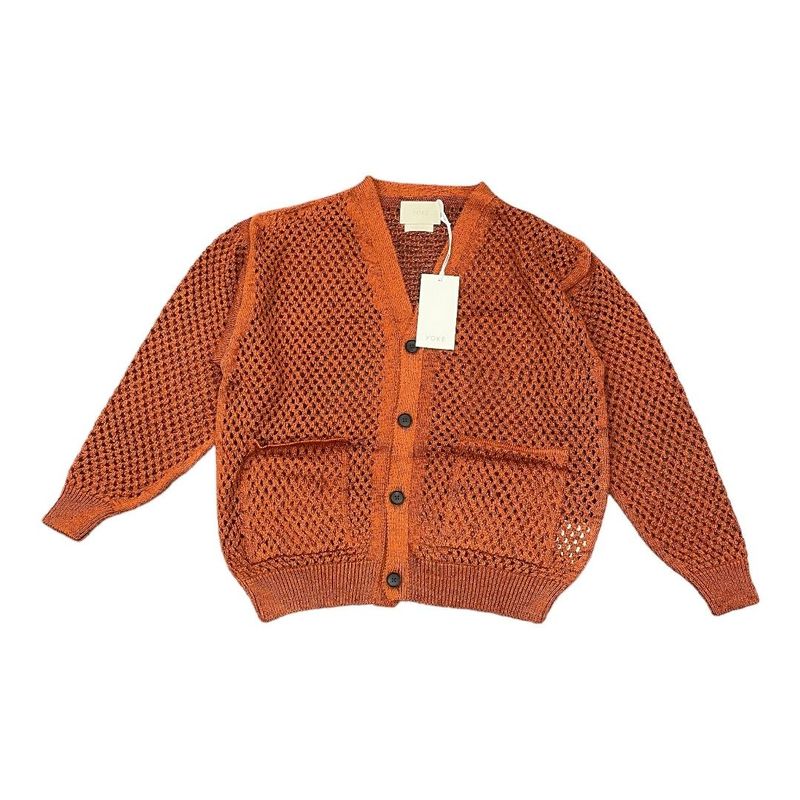 有名なブランド カーディガン 【タグ付き新品】YOKE Meshed Knit www