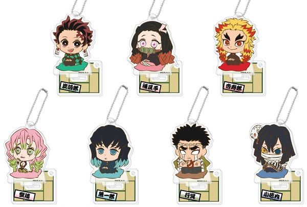Petit Zabu Stand Mini Acrylic Keychain Demon Slayer: Kimetsu no Yaiba(Demon Slayer: Kimetsu no Yaiba) A Box of 10