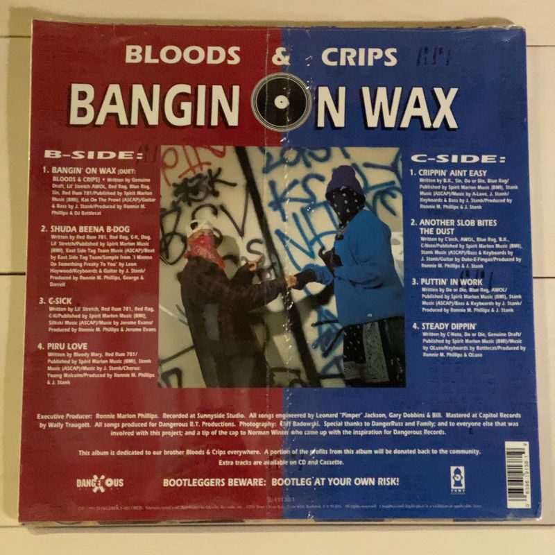 シールド 未開封 BLOODS & CRIPS / BANGIN ON WAX - メルカリShops