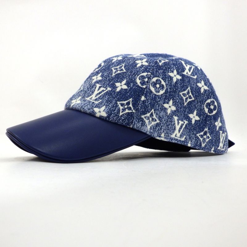 ルイ・ヴィトン キャップ Mサイズ 帽子 M77437 ブルー - メルカリShops