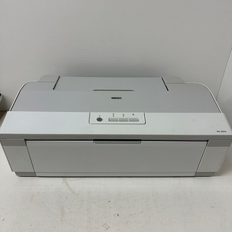 市販 旧モデル エプソン プリンター A3ノビ インクジェット PX-1004 CD DVDラベル印刷 ブラックインク2本搭載 