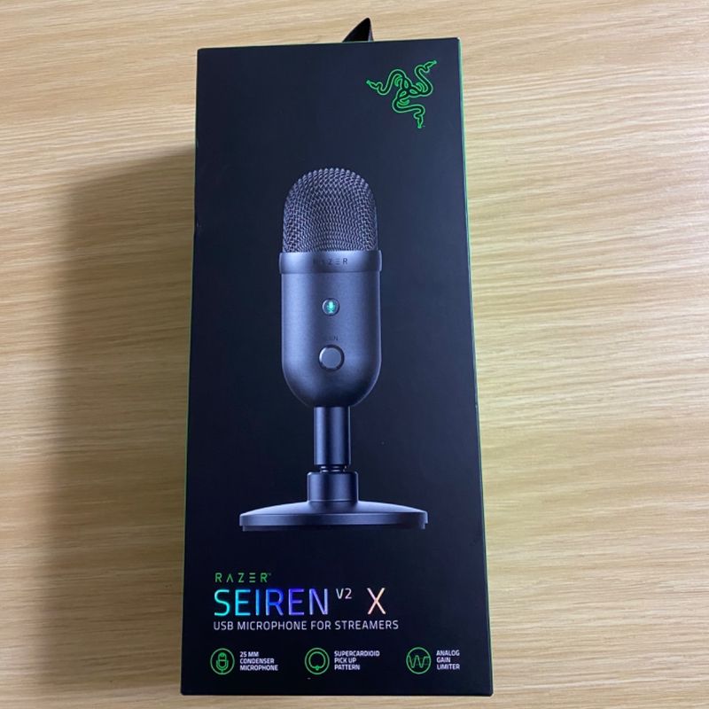 オックスフォードブルー fc Razer Seiren V2 X USB コンデンサーマイク