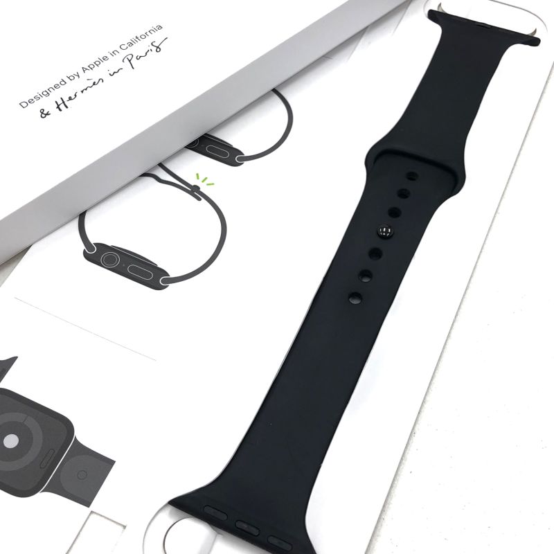 アップルウォッチ エルメス スポーツバンド 黒 44mm Apple Watch