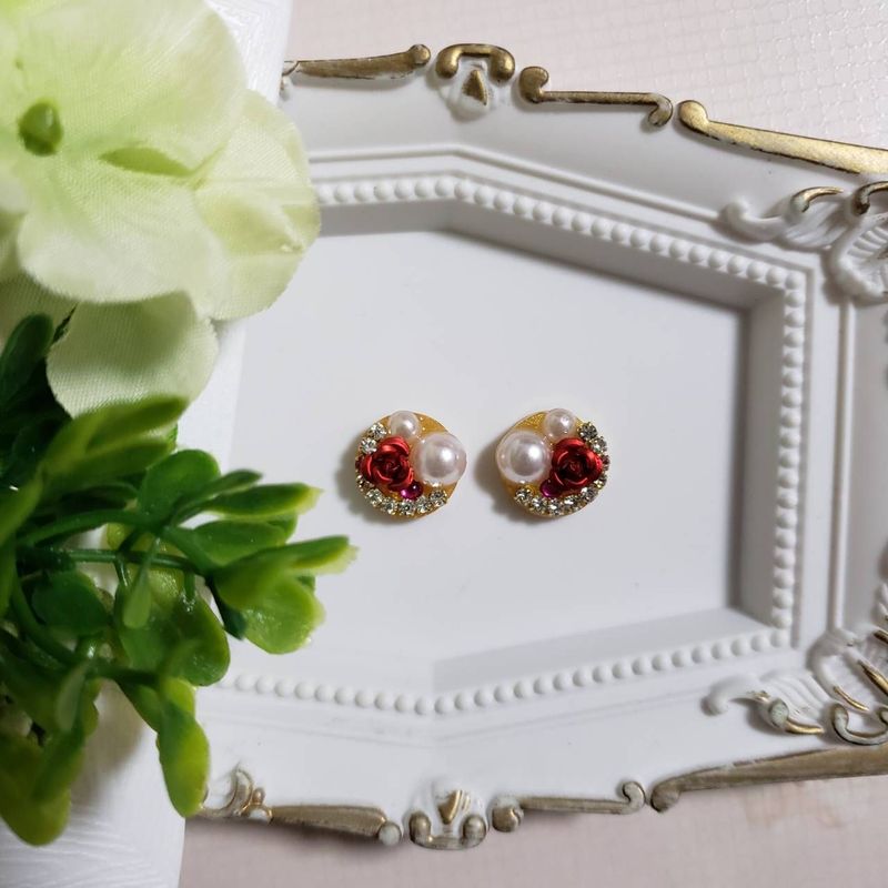 Handmade resin mini earrings/piercings.