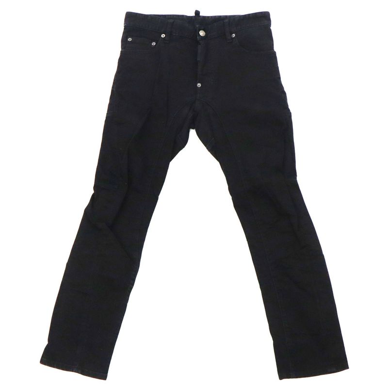 [Nagoya] Dsquared2 Black Bull Tie-Day Biker Jeans, Size 42, Denim Pants, 23SS, Men's Apparel