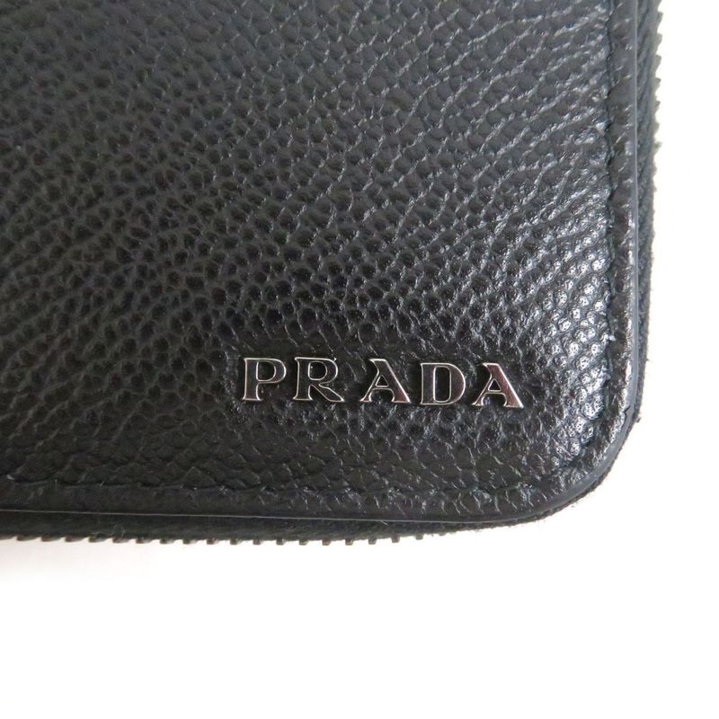 人気絶頂 PRADA - PRADA(プラダ) 長財布美品 - 2ML220 黒の通販 by