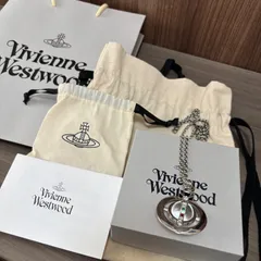 ★Vivienne Westwond ヴィヴィアンウエストウッド ネックレス ジャイアント オーブ ペンダント シルバー 箱 保存袋