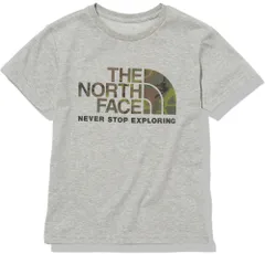 ザ・ノース・フェイス THE NORTH FACE アウトドア ショートスリーブカモロゴティー キッズ  S/S Camo Logo Tee ジュニア 子供 子ども シャツ Tシャツ トップス 半袖 半そで  NTJ32253 Z MIXグレ