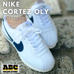 [ナイキ] コルテッツ レザー W Cortez Leather ホワイト/セイル/メタリックゴールド/オブシディアン HJ9343-100