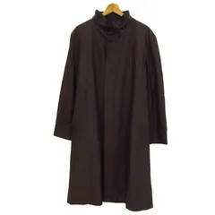 ランバン ロングコート スタンドカラーコート アウター 日本製 メンズ R50･46サイズ ブラウン LANVIN 【中古】のサムネイル