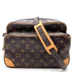 ルイヴィトン ショルダーバッグ レディース モノグラム ナイル ブラウン 茶 肩掛け 斜め掛け 鞄 かばん LOUIS VUITTON M45244    ゴールド金具 ギフト【中古品】