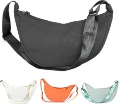 モノゴコロ ボディバッグ レディース メンズ 小さめ 軽量 斜めがけ おしゃれ 防水(ブラック)