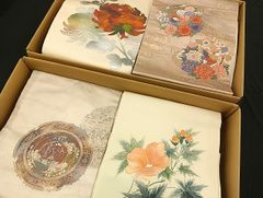 袋帯 金彩 山々 露芝 素敵なデザイン 六通 正絹 T-5982 袋帯 金彩 山々 露芝 素敵なデザイン 六通 正絹 T-5982