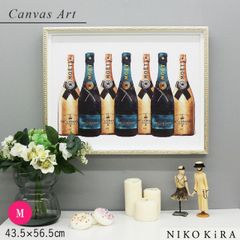 アートパネル アートポスター ブランド モエ moet シャンパン セブン ロゴ デザイン ホワイト 白 華麗 豪華 セレブ 高級 モダン 玄関 トイレ キャンバス アート a2 M   レストラン フレーム付き ブランド かわいい 開運 運気が上がる絵
