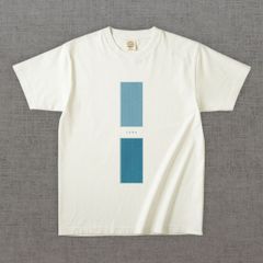 和柄Tシャツ　小紋 鮫 -彩・角-