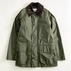 33L7《美品》Barbour バブアー BEDALE ビデイル ナイロンジャケット S カーキ 羽織 上着 カバーオールのサムネイル