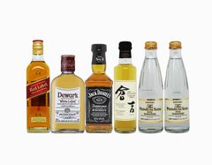 ウイスキー 6本セット ブラックニッカ ホワイトホース ジムビーム等 